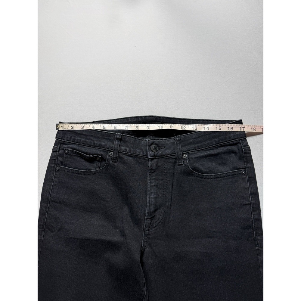 Express Mens Skinny Jeans Black Solid Denim 5-Pocket Zip Button Regular Fit - Picture 3 of 8